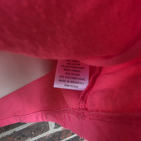 Ibkul Bright Pink Size Medium Pullover Jacket Shirt Quarter Zip Golf Tennis - Picture 4 of 8